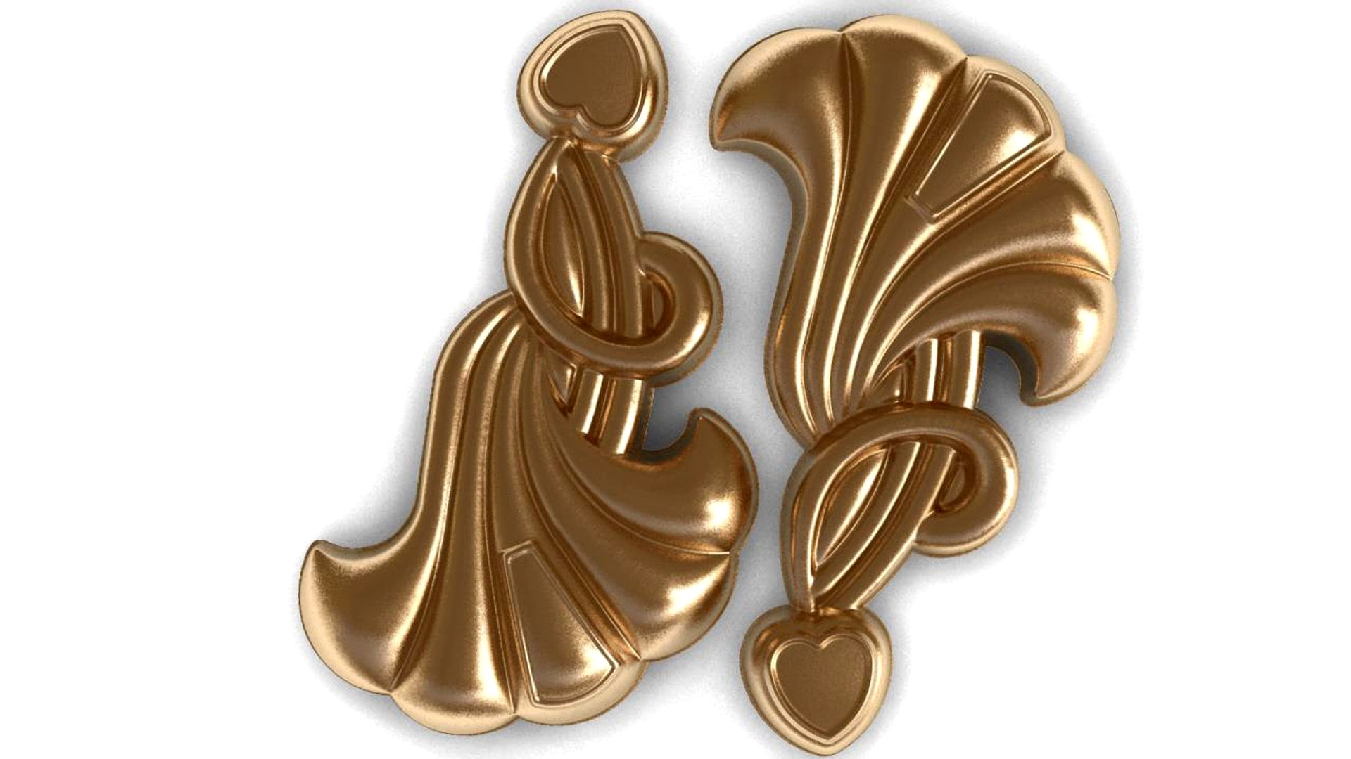 Earring bas relief