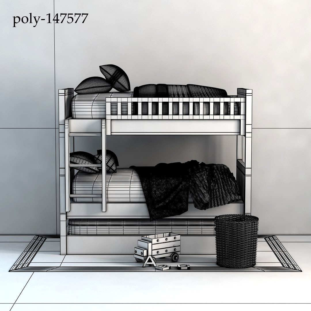 Pottery barn, Camp Twin-Over-Twin Bunk Bed.