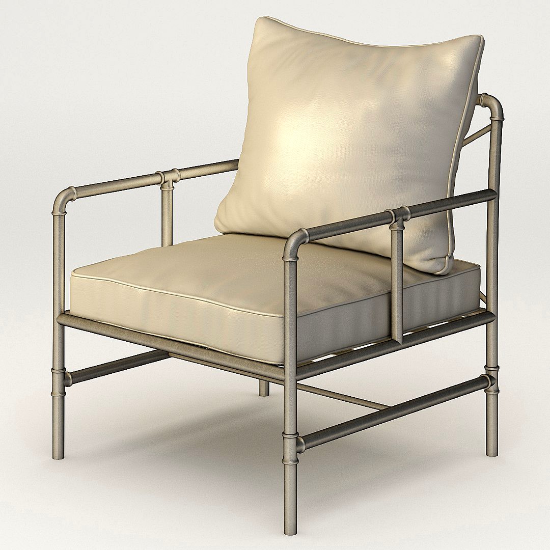 Houzz Tallahassee pipe armchair