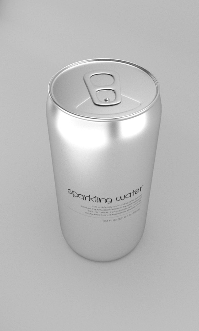 Soda water can