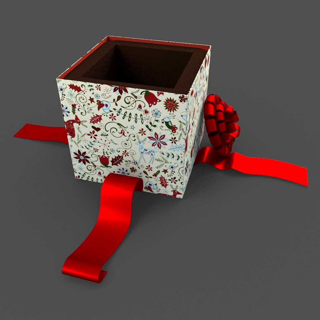 Christmas BOX Open4 Tape art