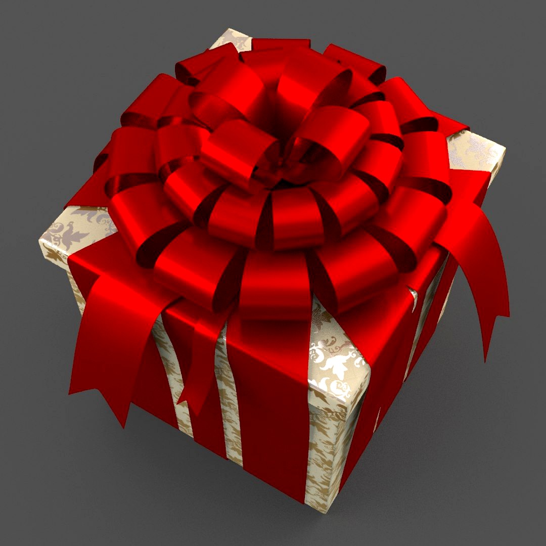 Christmas BOX Closed All cream