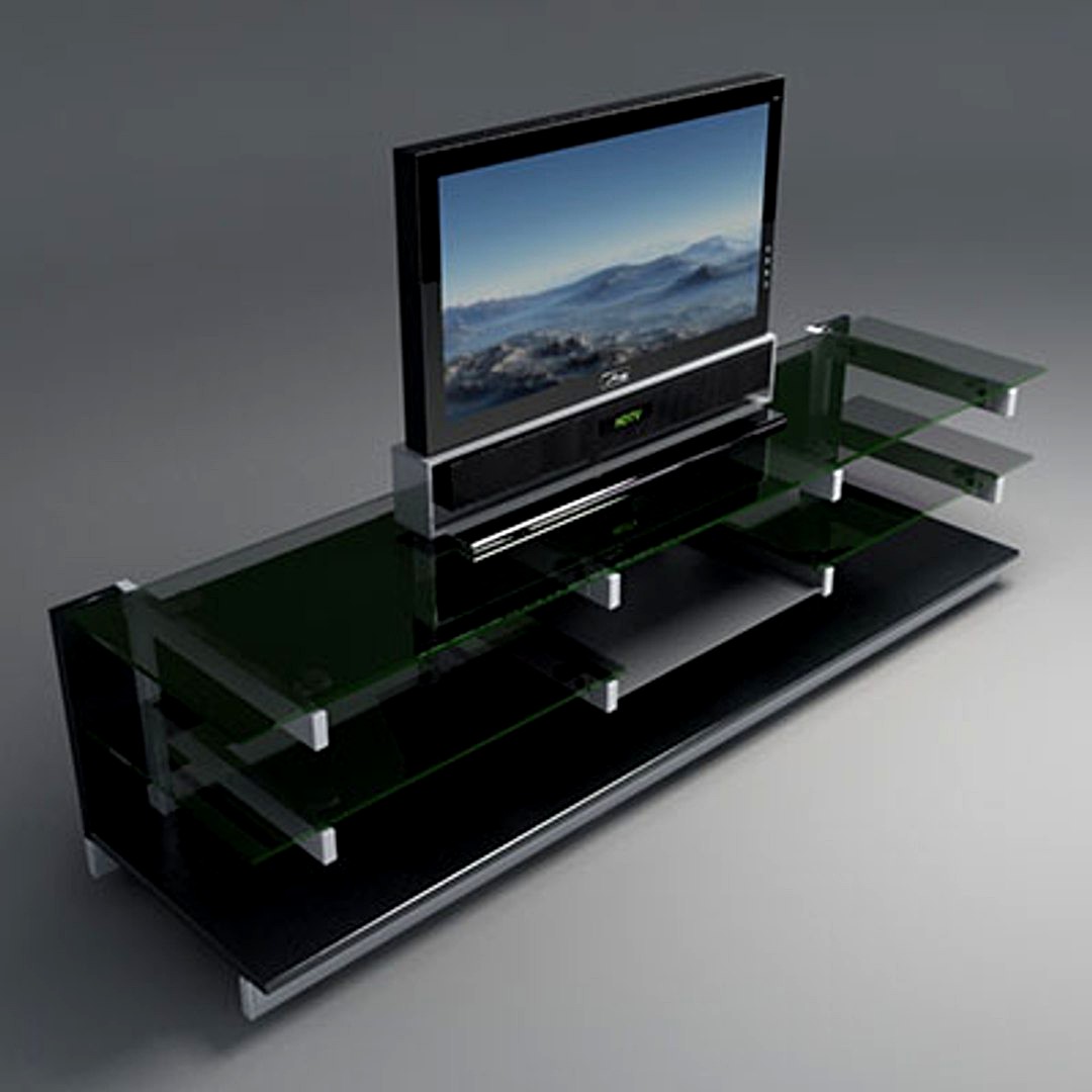 Shelf with LCD TV 1