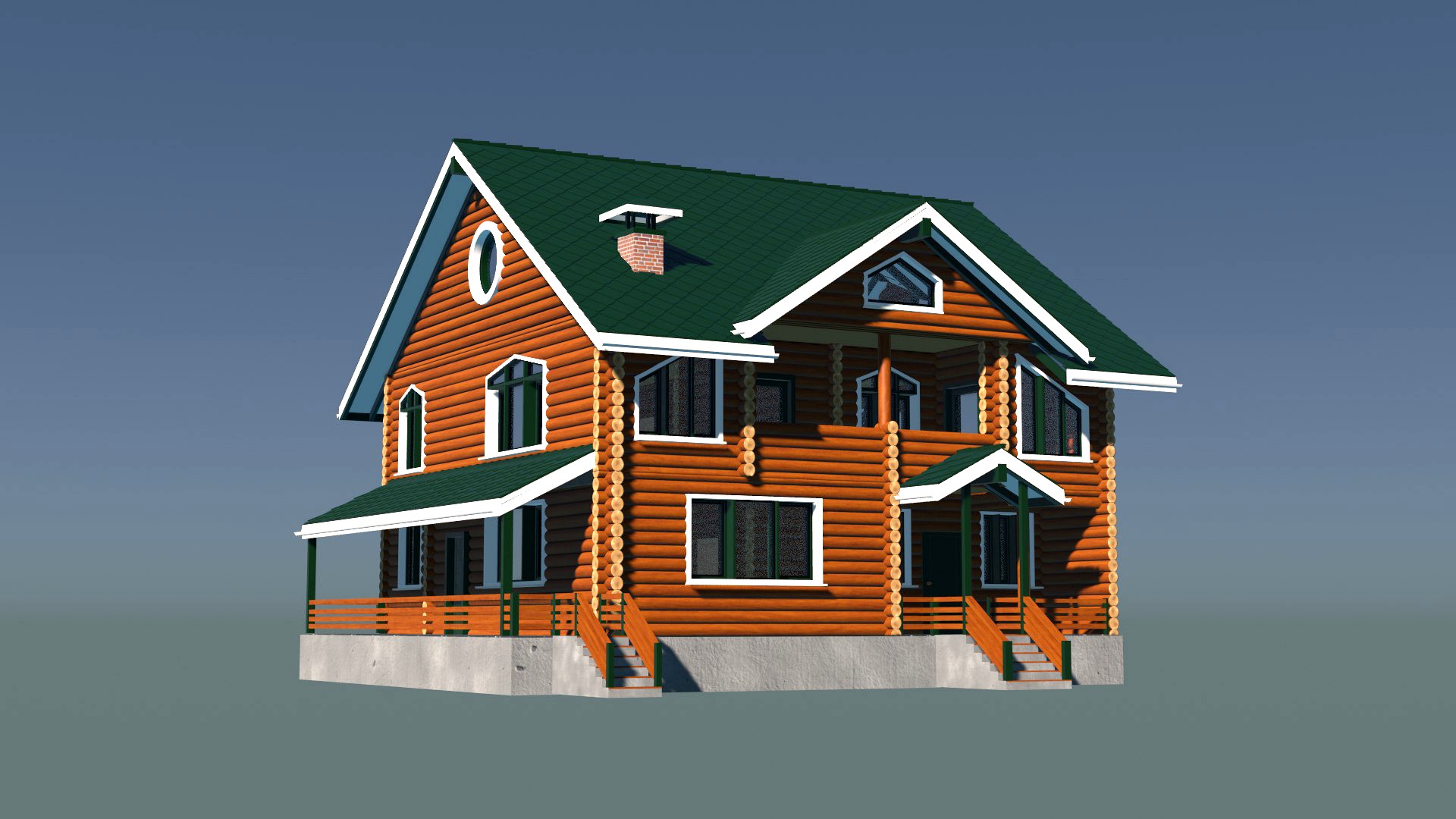 Log House