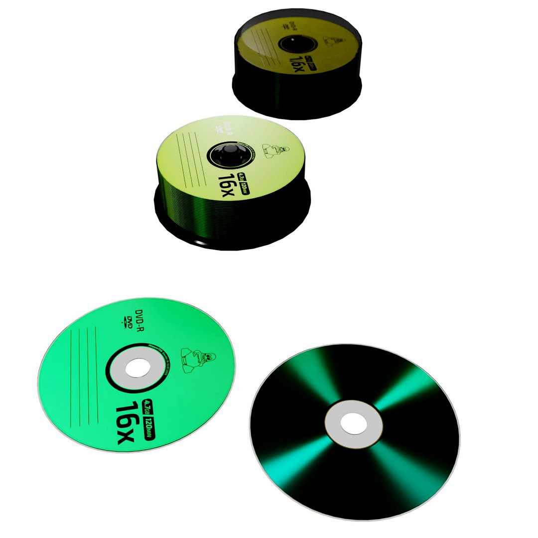 Compact DVD-R disks assets