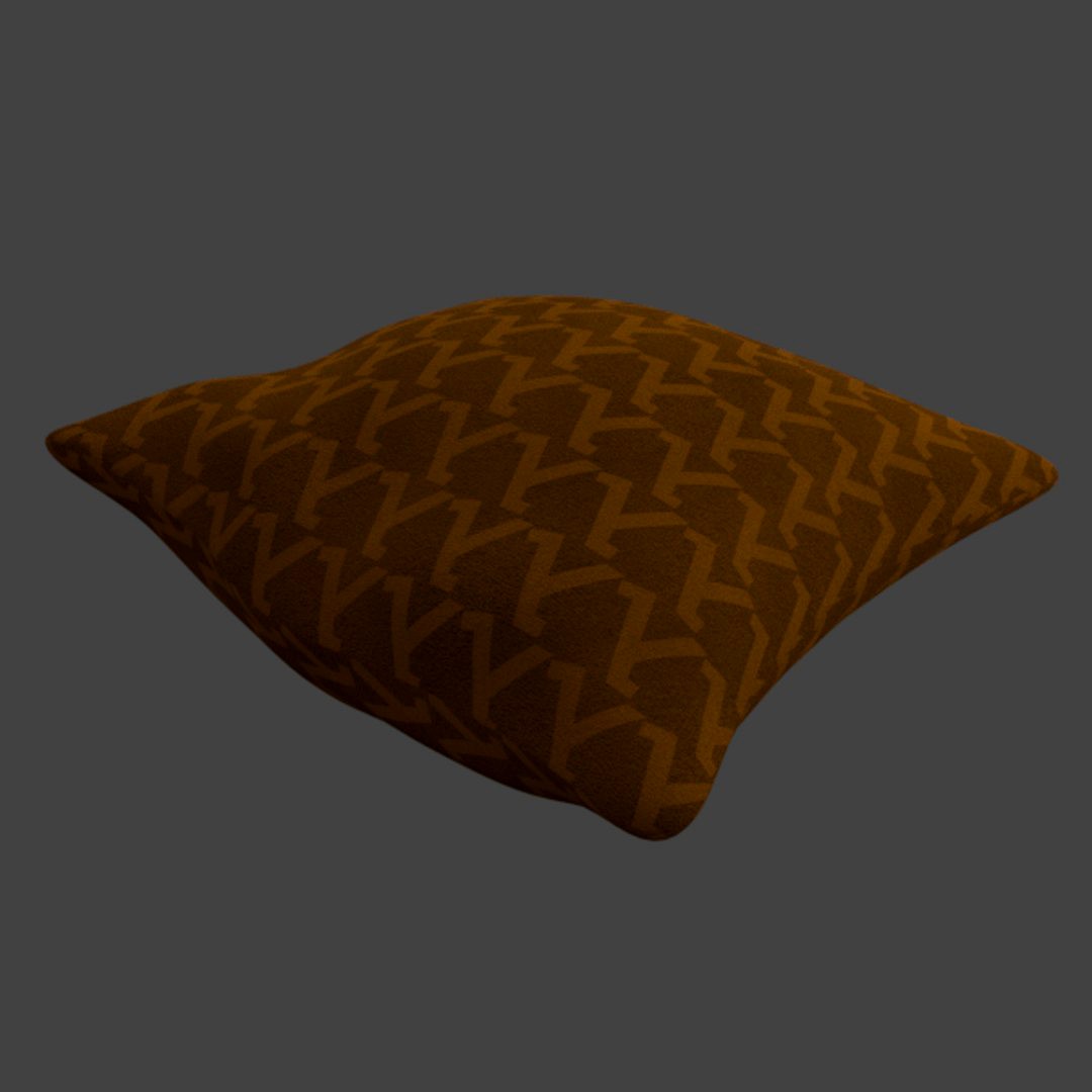 Pillow - Orange Lambda