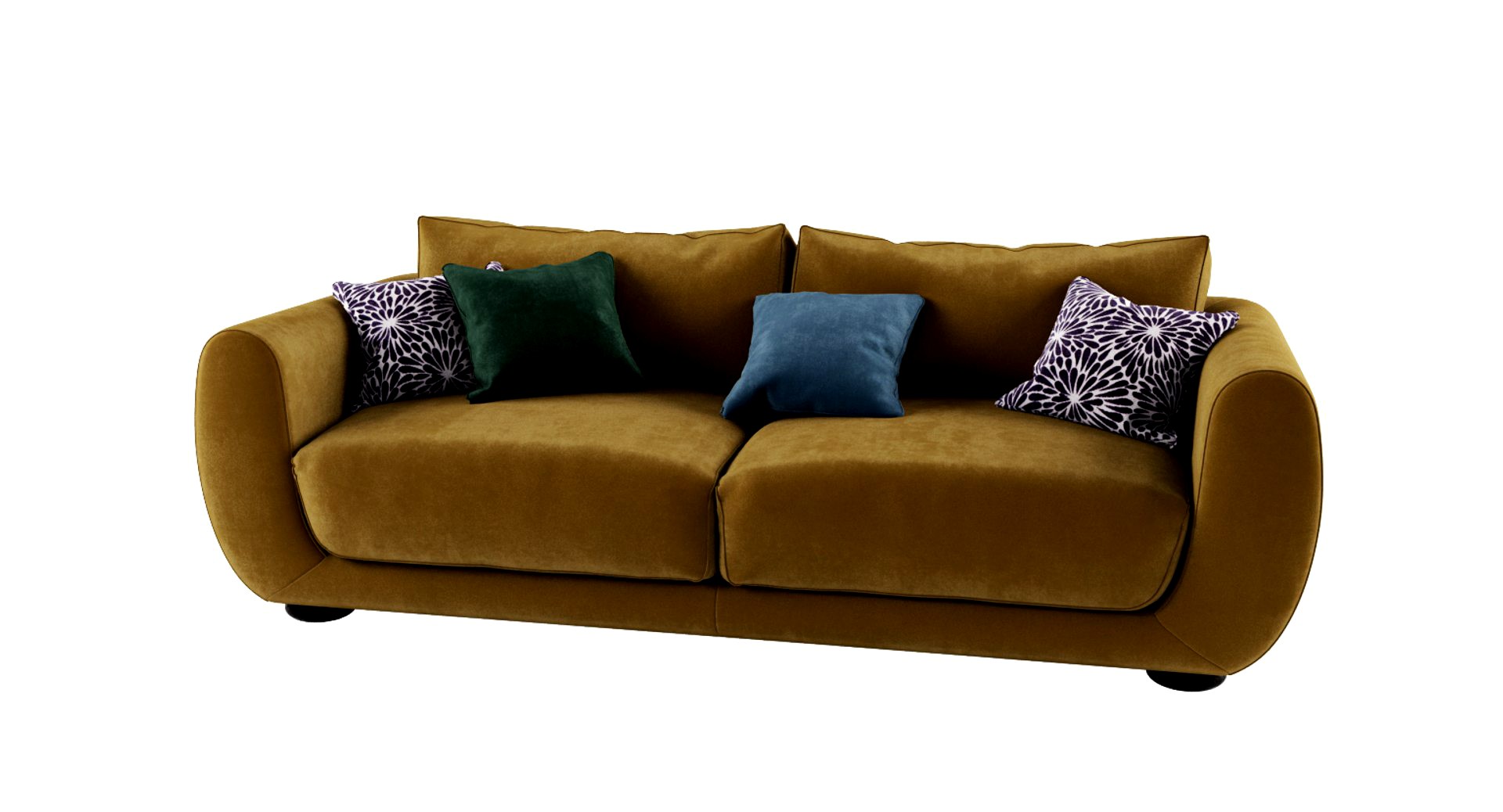 Velour Sofa