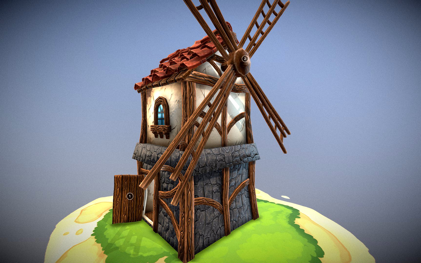 Stylized Mill