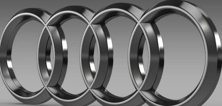 Audi logo 3D Model