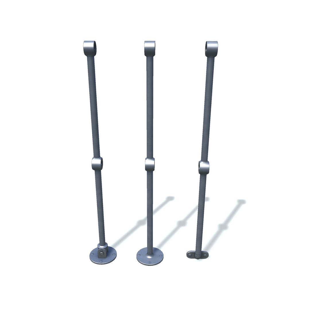 Rail stanchion E Stainless
