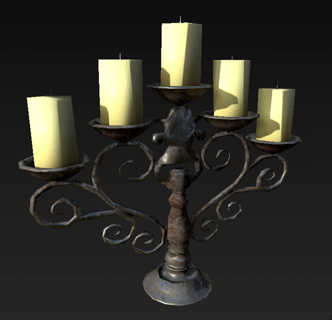 Rusty Candle Holder