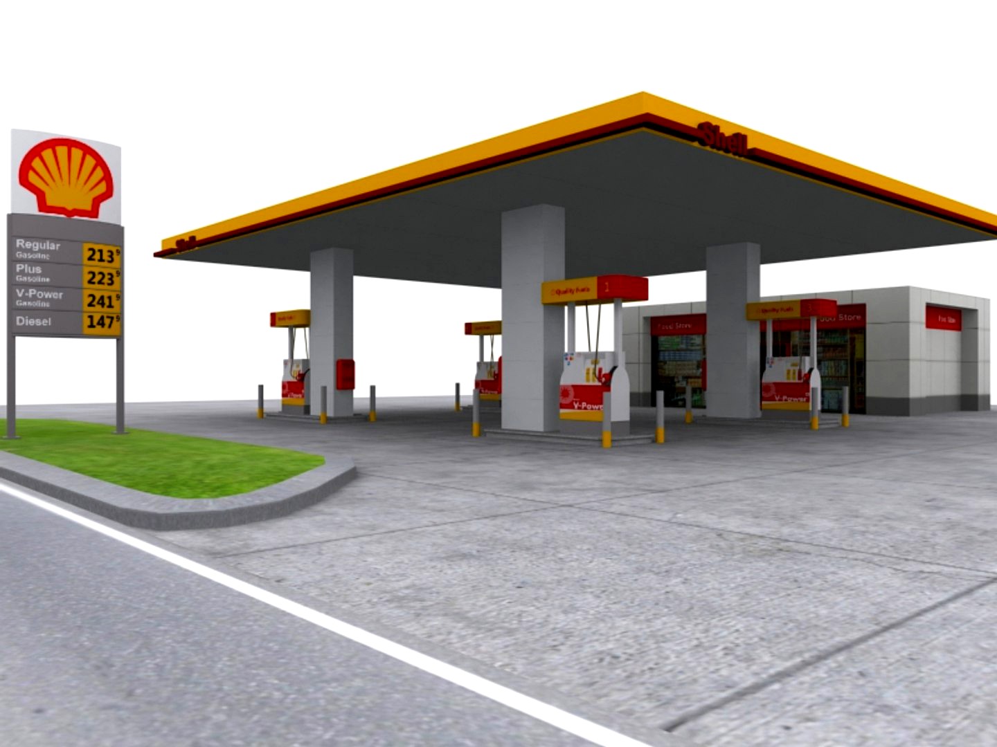 SHELL GAS STATION