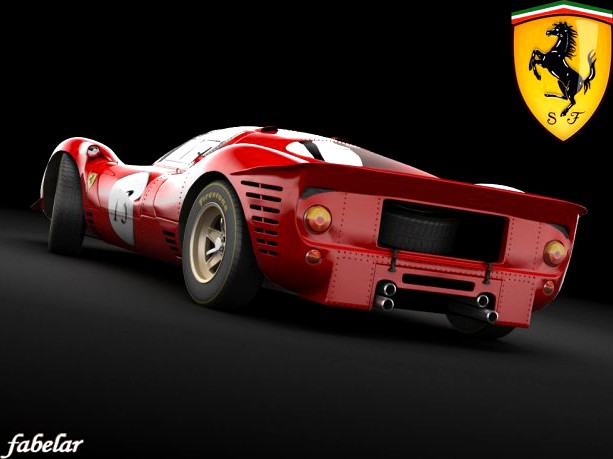 Ferrari 330 std mat 3D Model