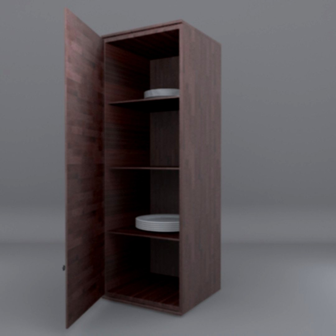 Tall Single Door Cabinet
