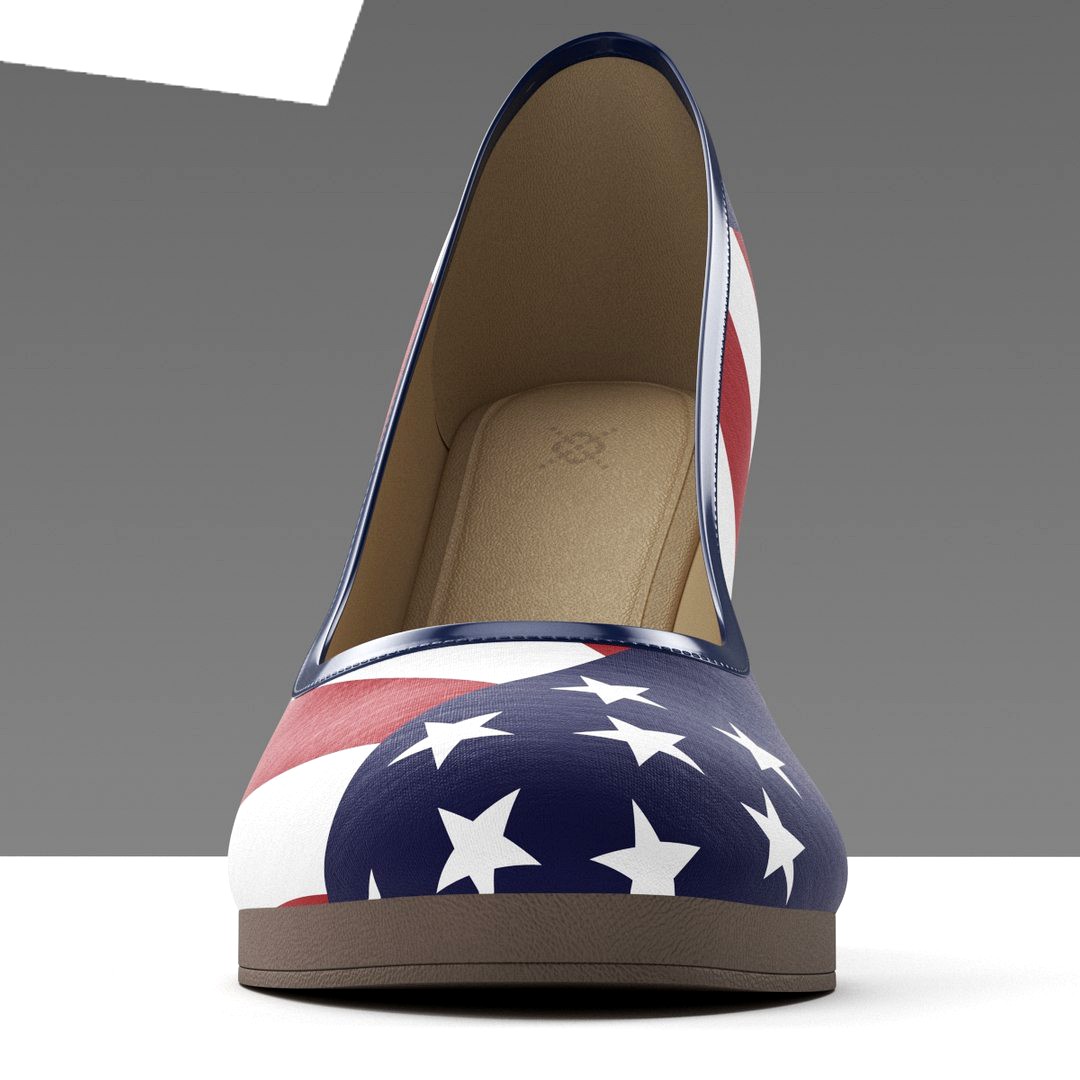 Woman Shoe Stars and Stripes