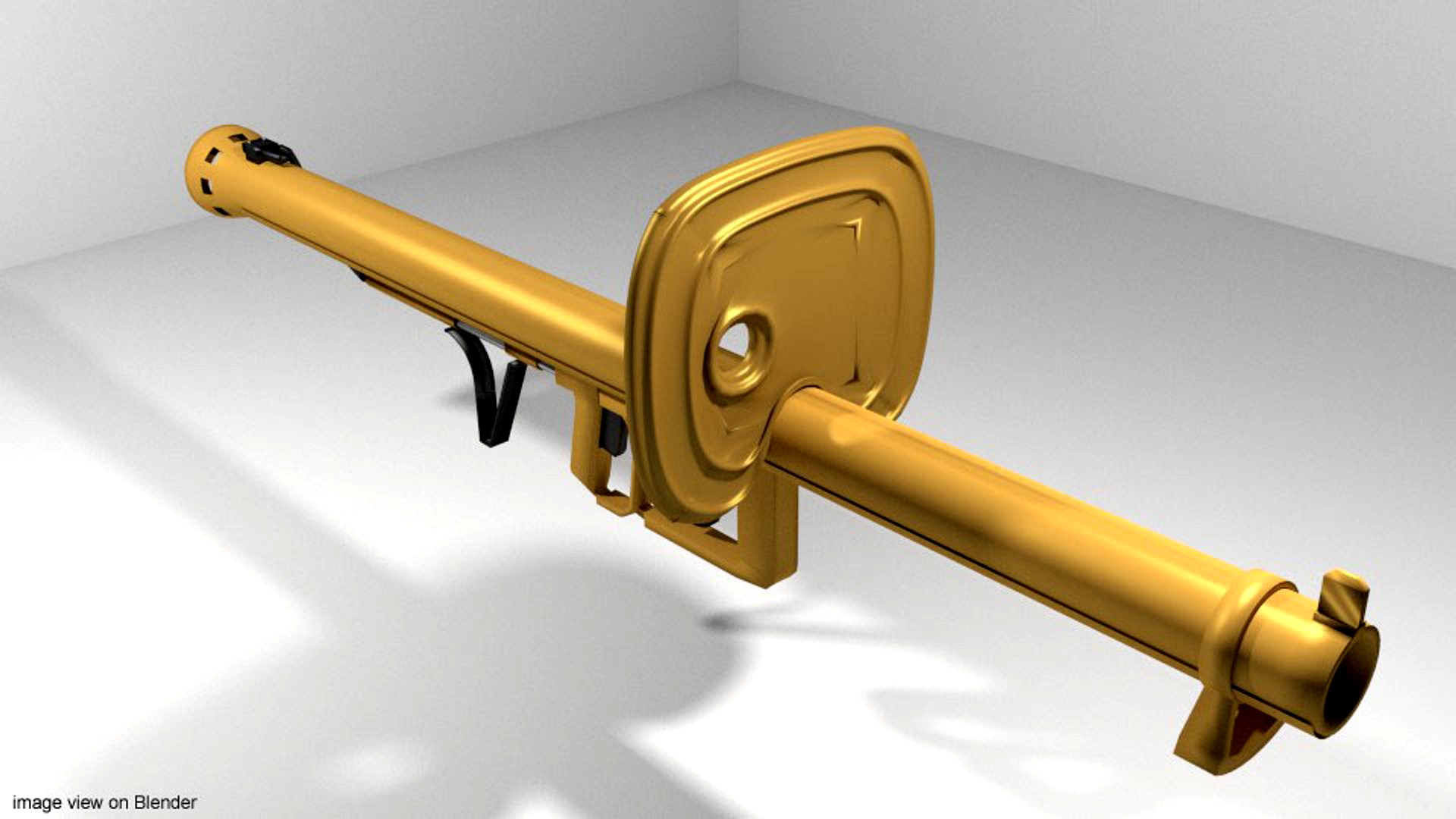 Rocket Launcher - Shoulder-fired - Raketenpanzerbuchse with Shield