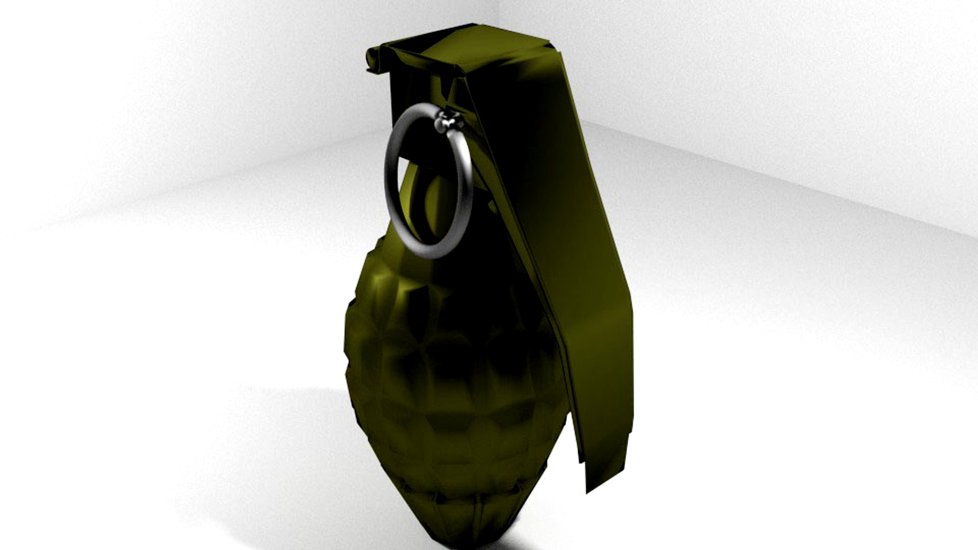 Hand Grenade Fragmentation Pineapple Shape