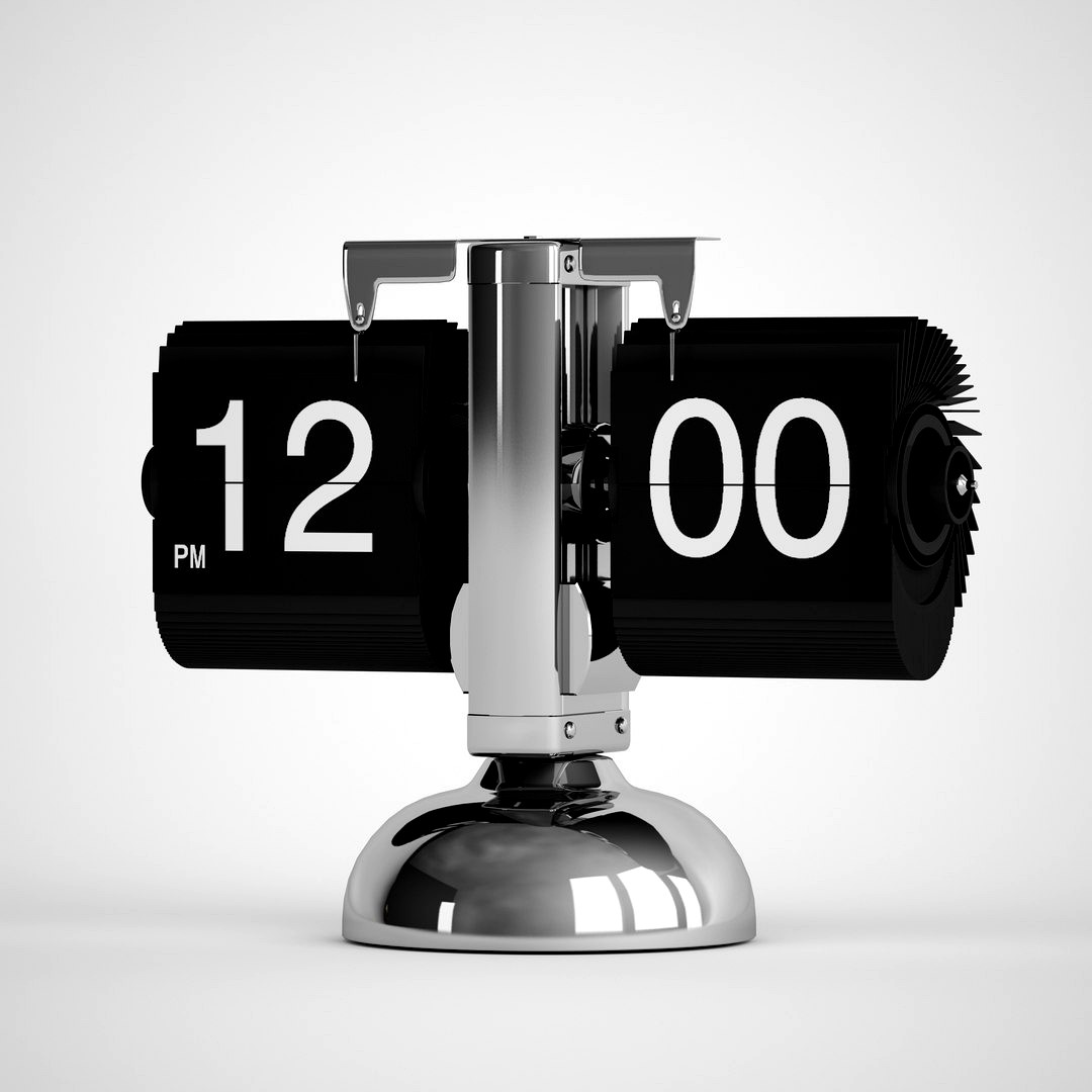 Flip Table Clock