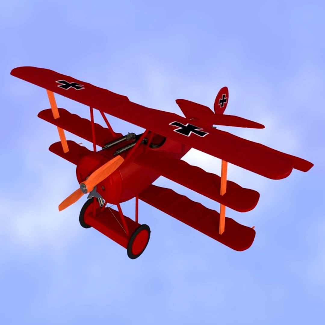 Fokker dr1 biplane