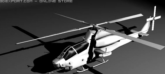 AH 1Z viper 3D Model