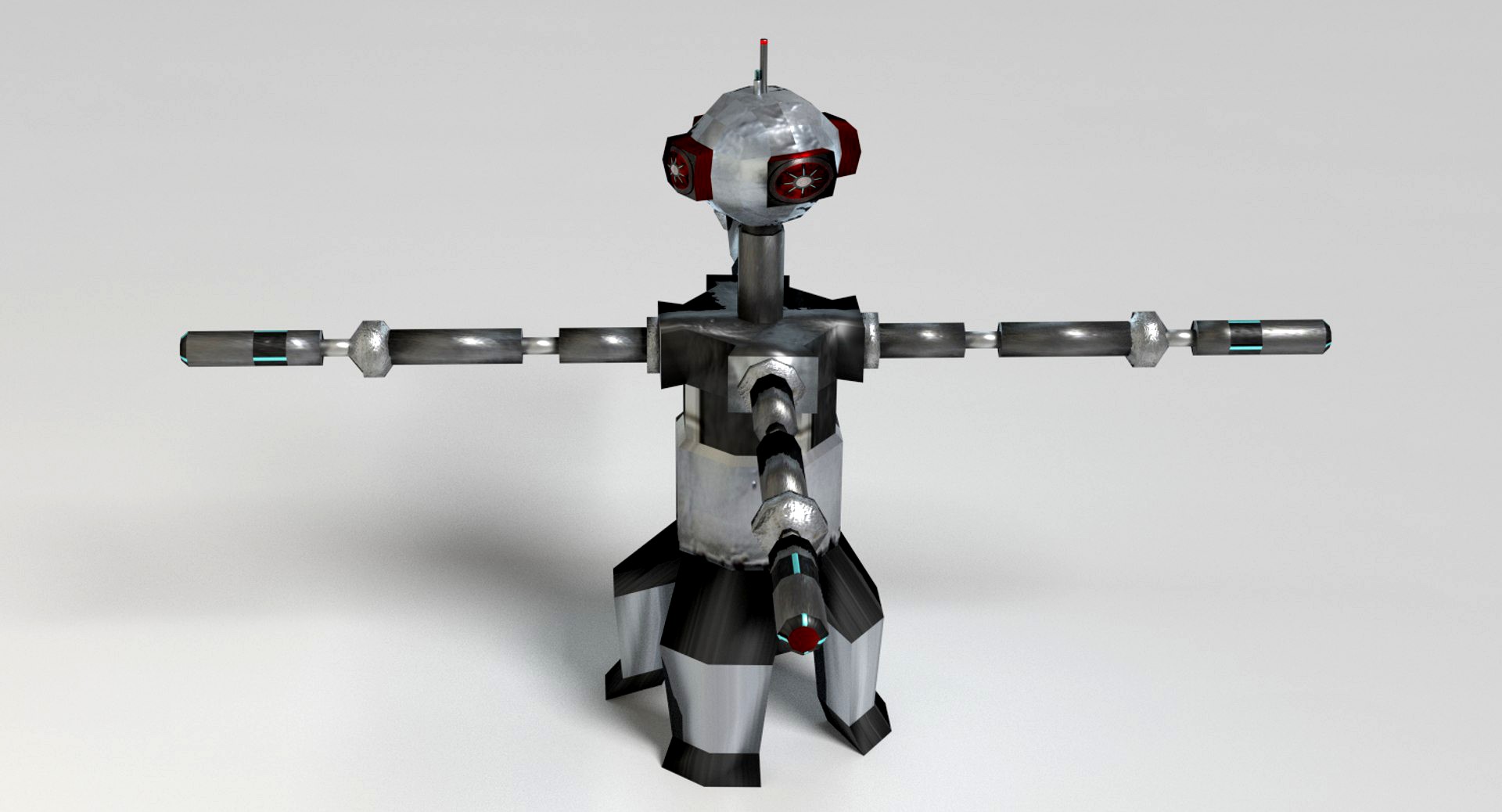 Low Poly Enemy Robot