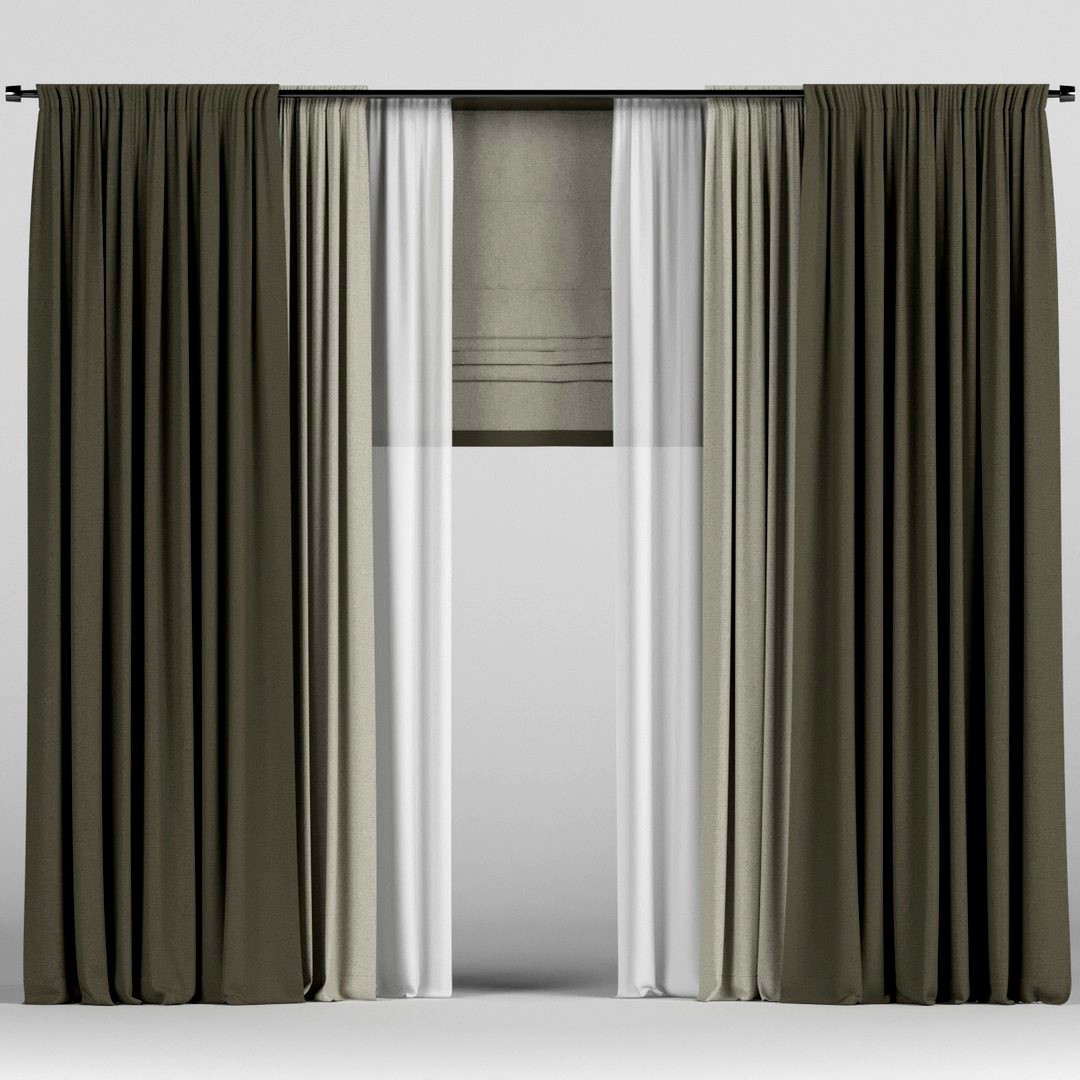 Curtains with Roman