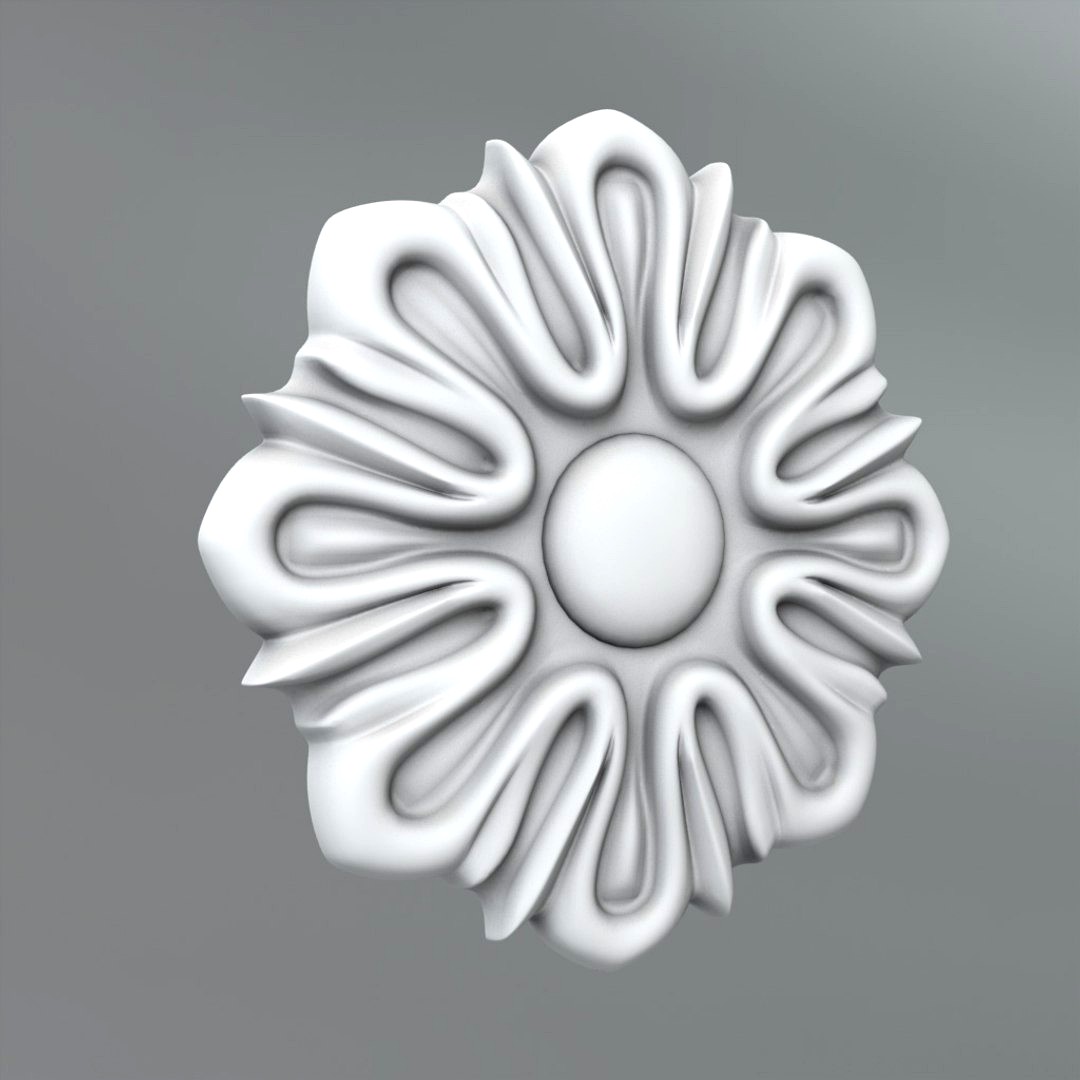 Carved rosettes 6