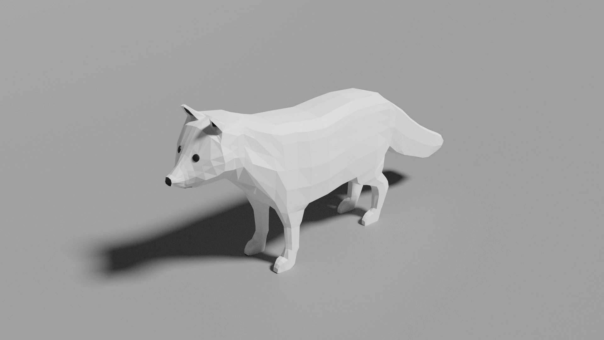 Cartoon Arctic Fox