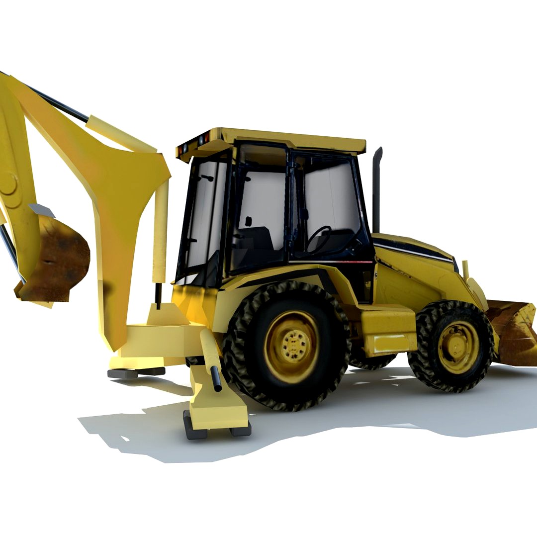 Back hoe tractor