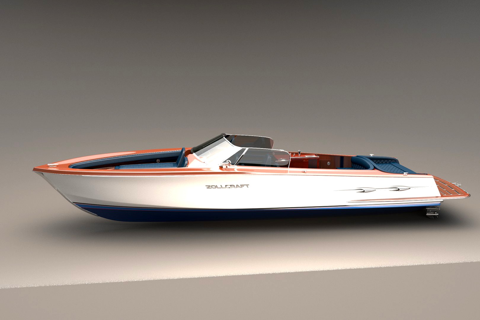 high retro speed yacht