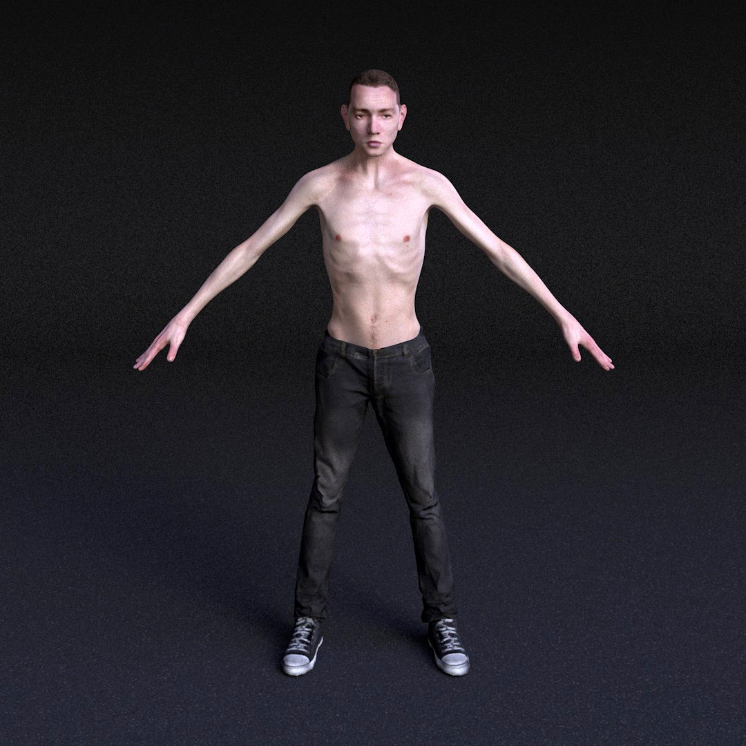 Male Model #15 - Rigged