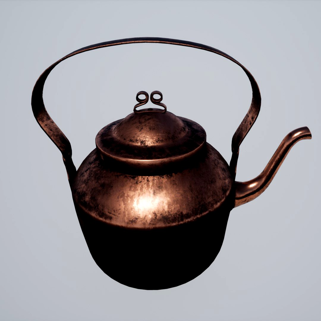 Medieval Copper Kettle