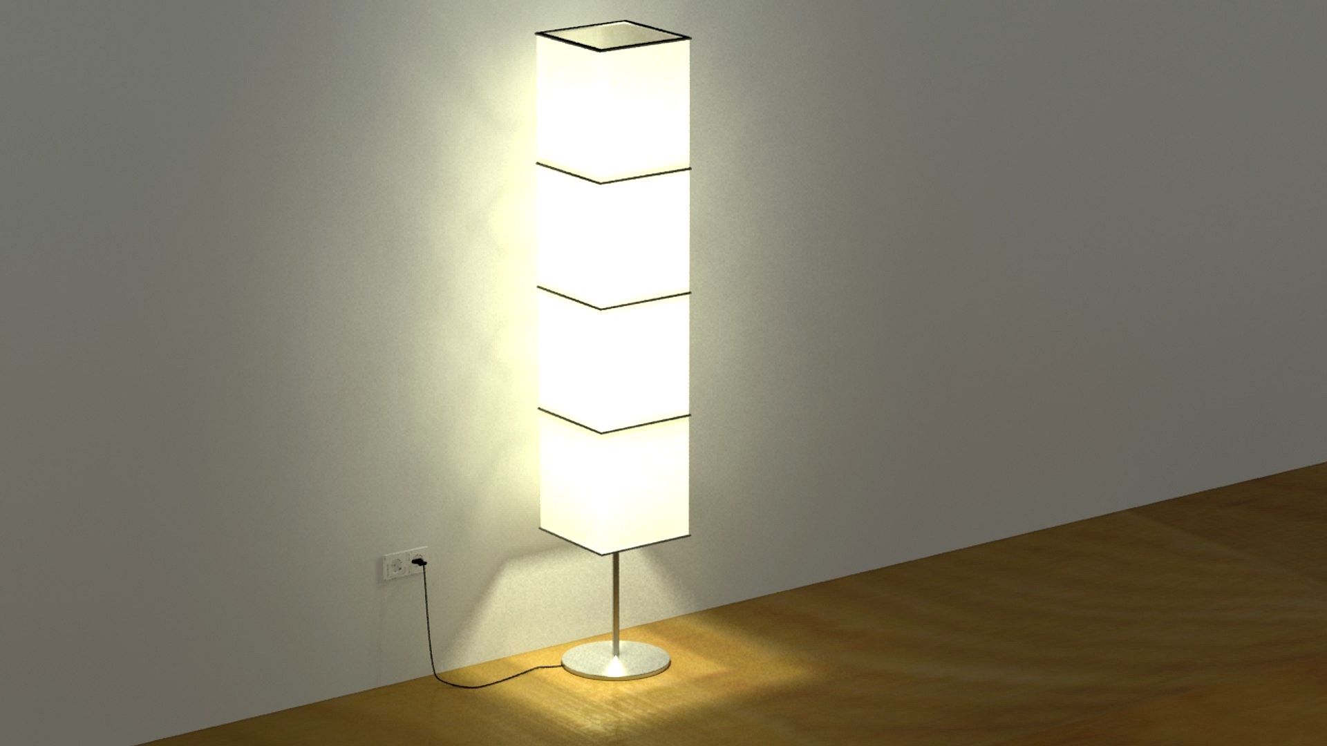floor lamp + plug