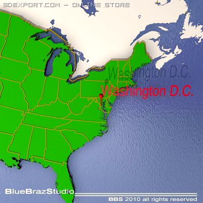 Washington DC 3D Model