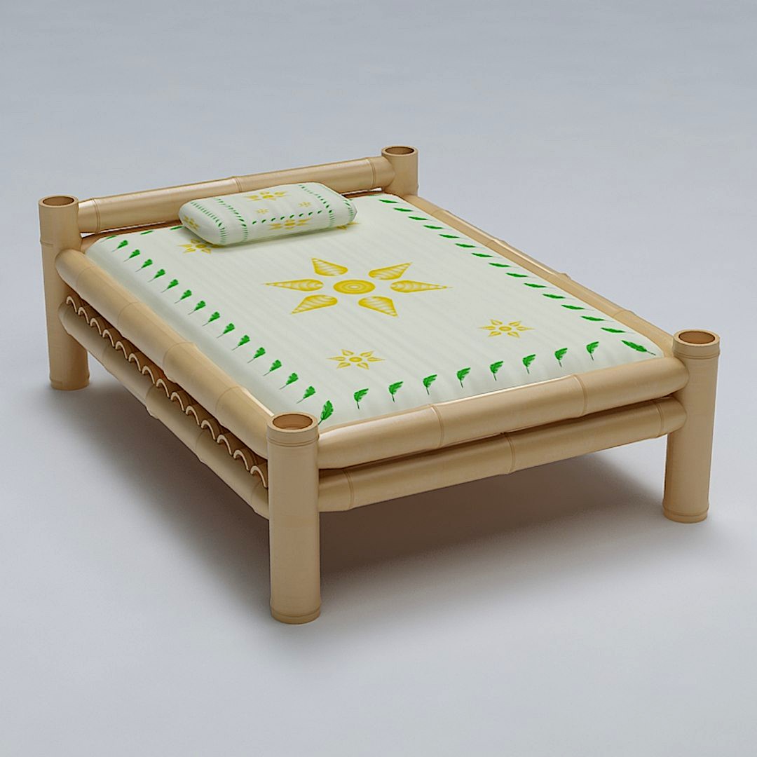 Bed Cot Bamboo