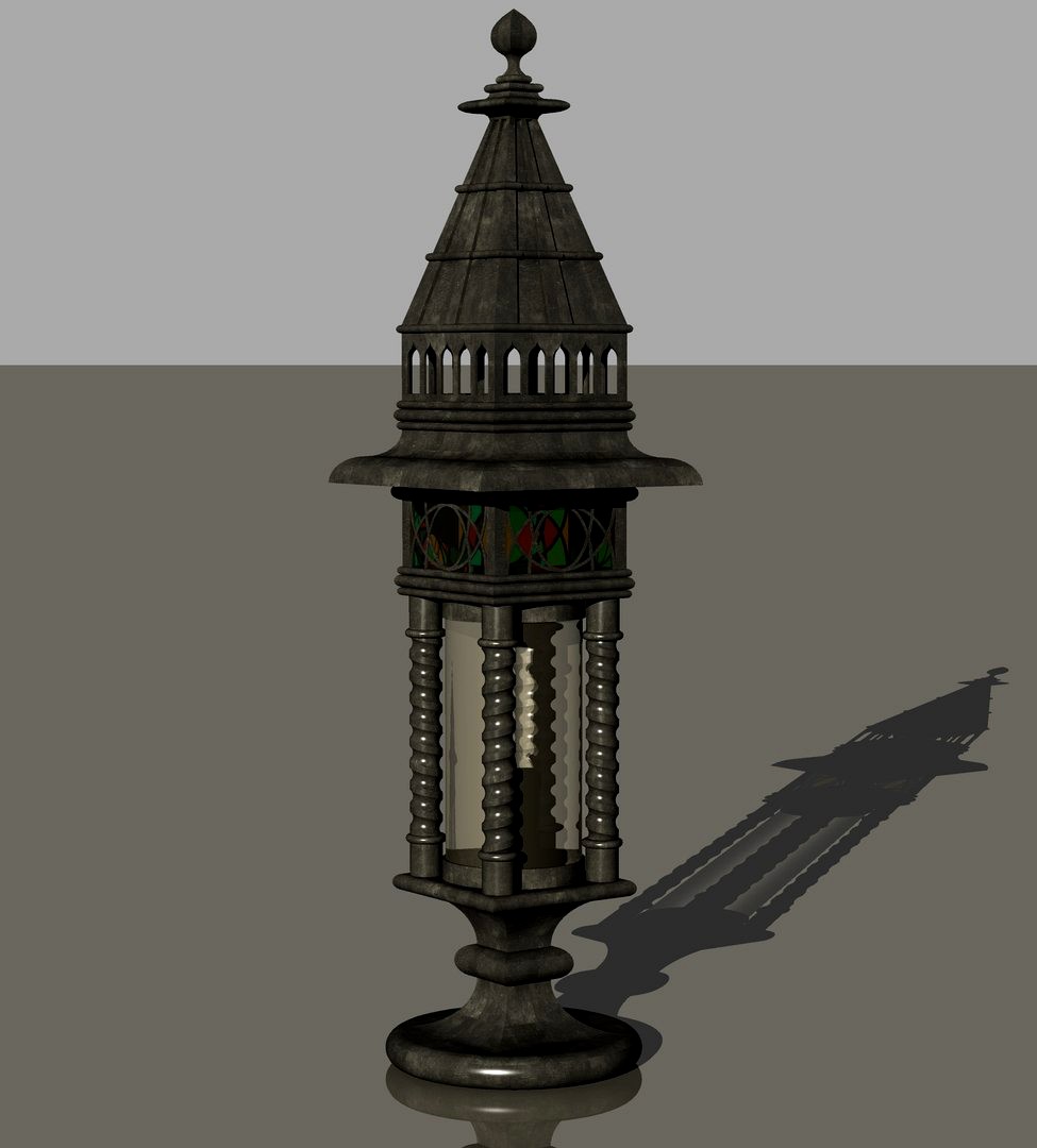 Gothic themed lantern
