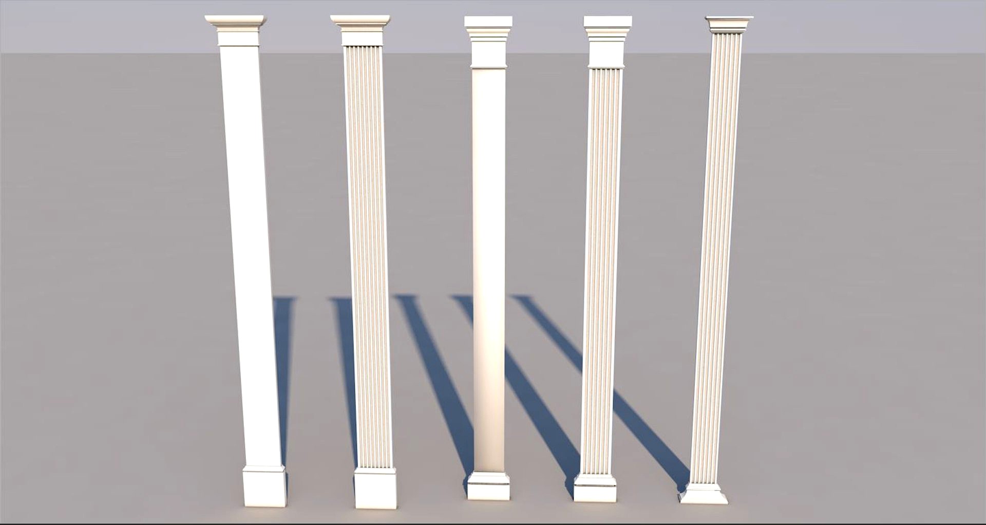 Column 3d models