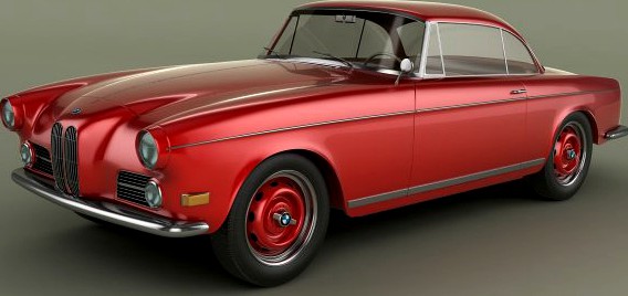 BMW 503 Coupe 3D Model