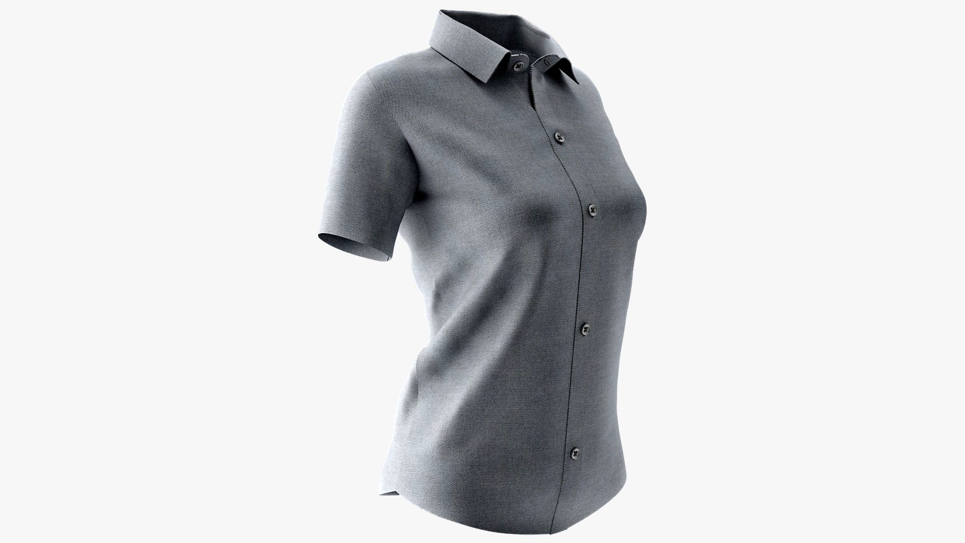 3D Woman Short Sleeve Shirt