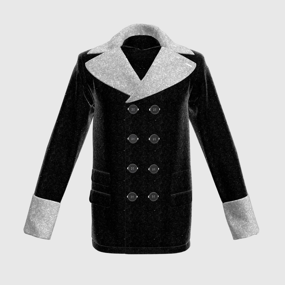 Men Double Breasted Jacket