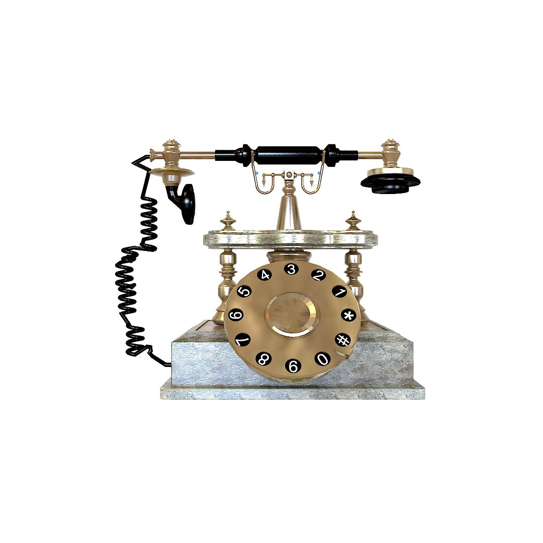 antique telephone