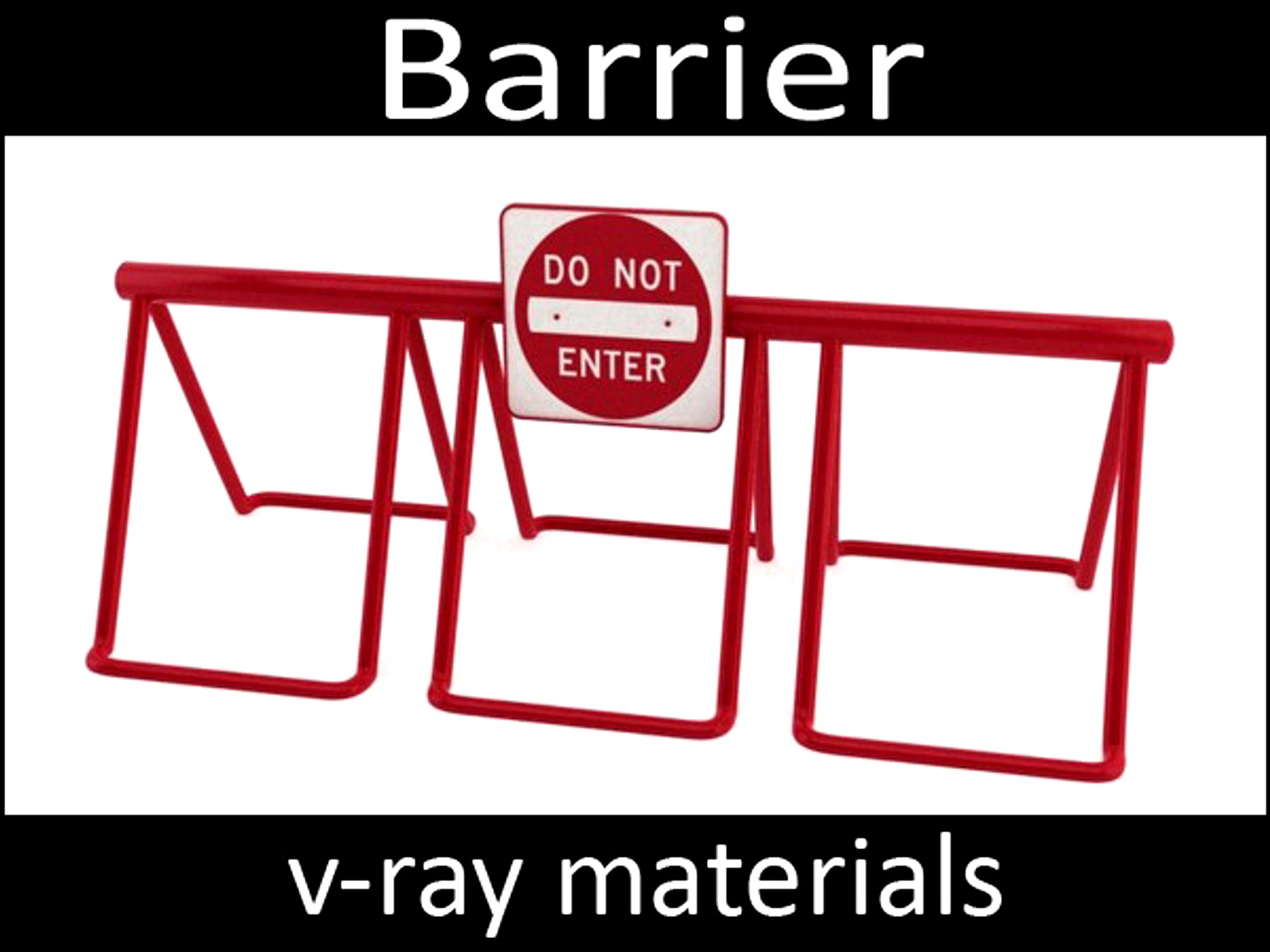 Barrier - vray materials