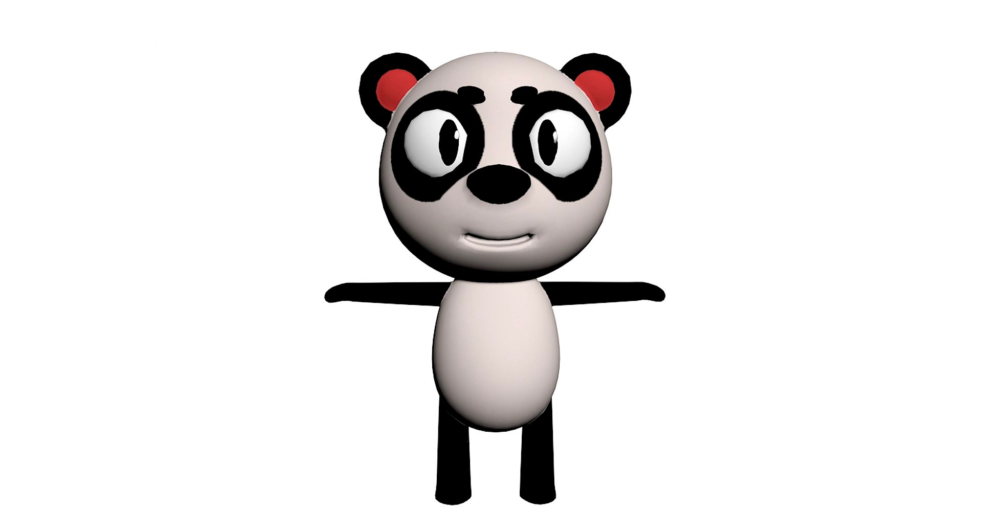 Cartoon Panda Character