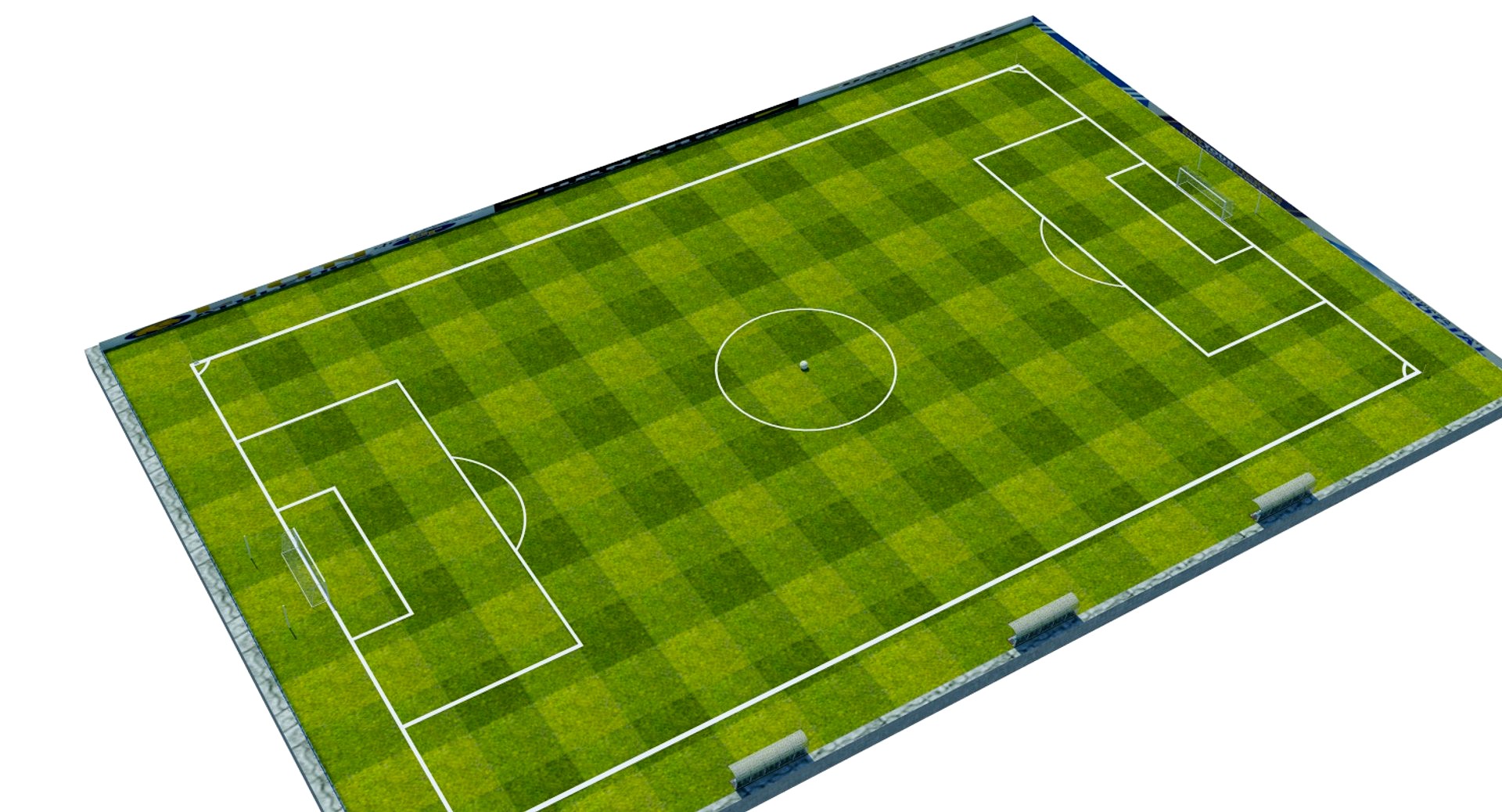 Soccer Pitch with Football