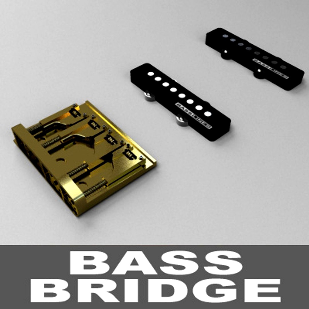 Bass Guitar Bridge/Pickups