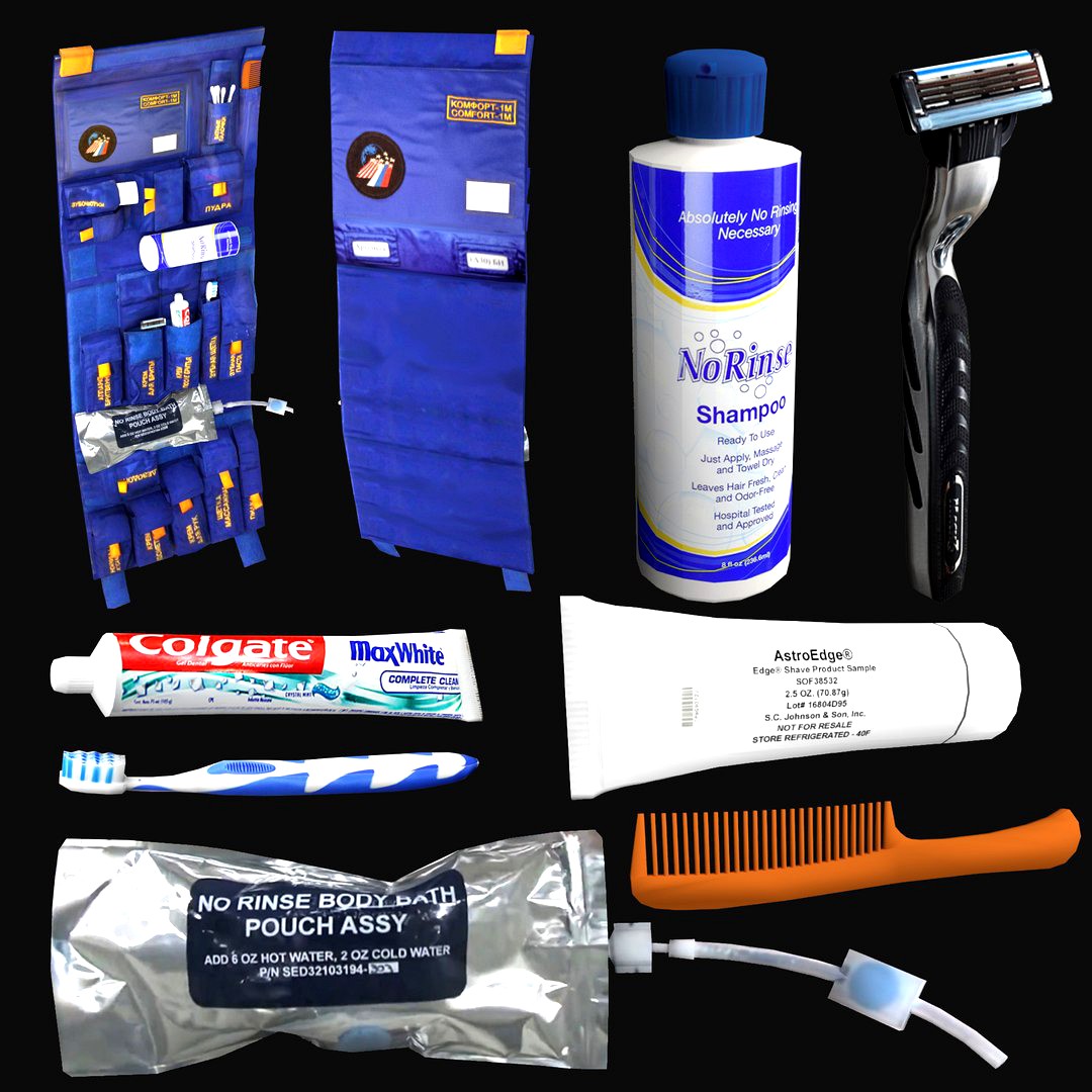 Astronaut Hygiene Kit Low Poly