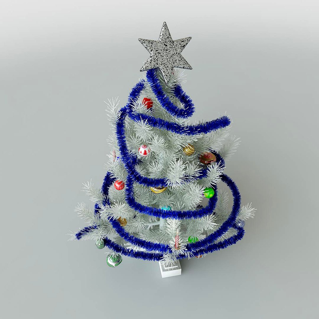 Xmas tree white