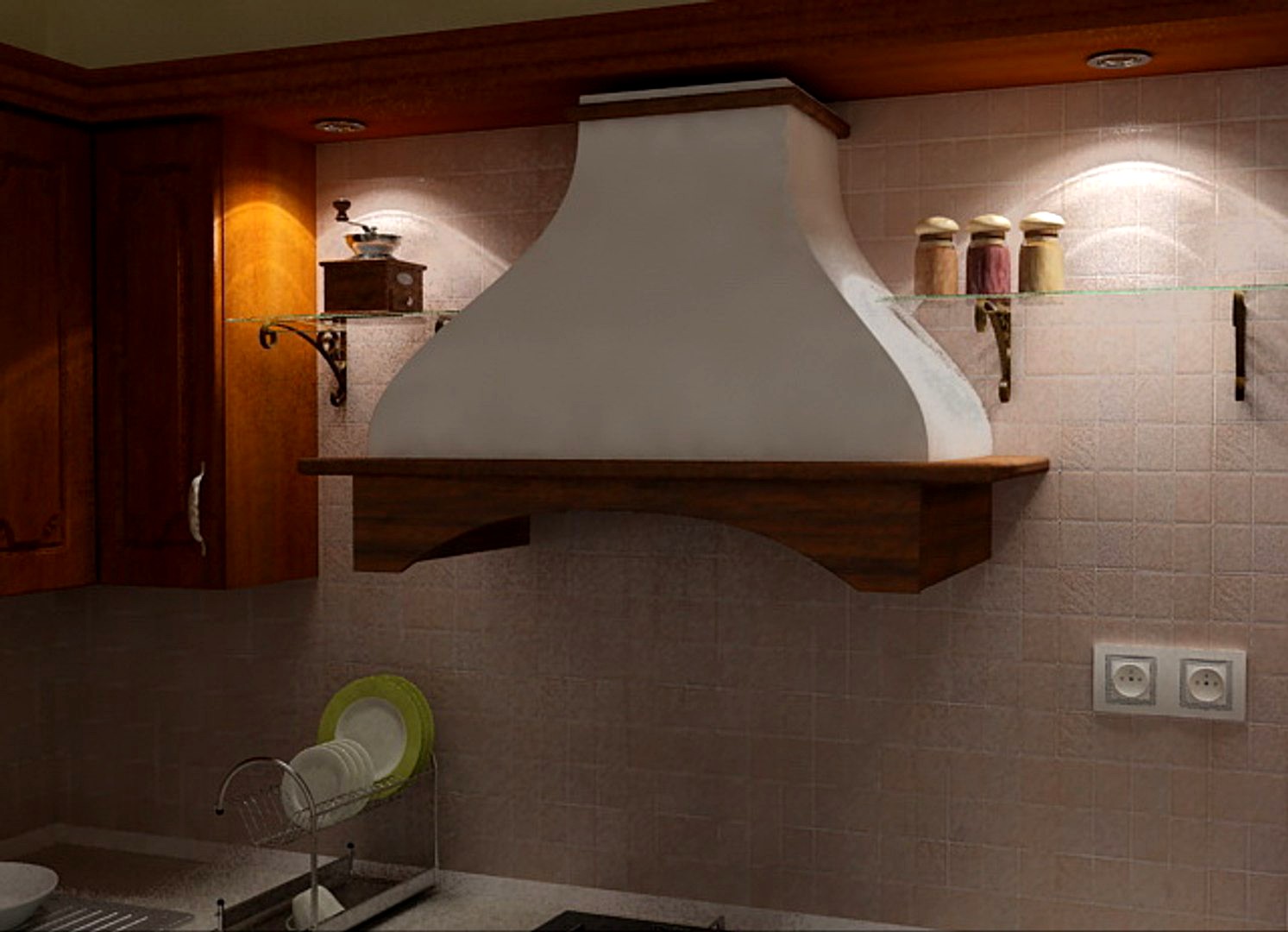 Hood antique, rustic, old