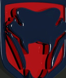 Dodge Viper logo 3D Model