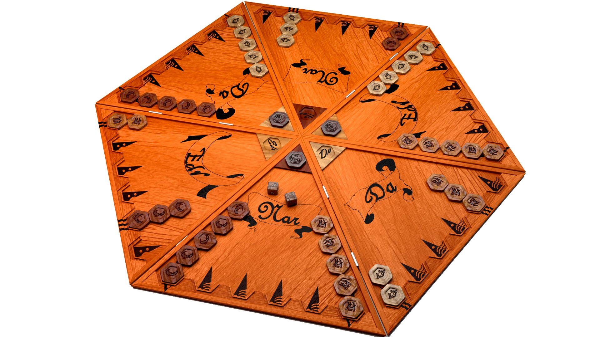 New Backgammon Game for three player (NarDaEdr prototype)